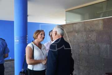 Miembros de la familia de Tito Galván mantuvieron este lunes un encuentro con directora general de Emergencias, alcaldesa y concejal de Seguridad (Foto TA)